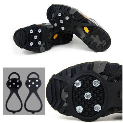 

POP Anti-slip Snow Ice Shoe Rubber Grip Spike Outdoor Climb Iron Crampons Cleat