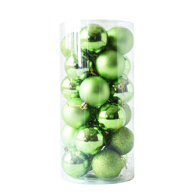

Gobestart 24pcs Shiny&Polshed Glossy Christmas Tree Ball Ornaments Decorations 31
