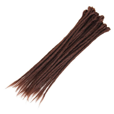 

1 Pack 10 PCS Handmade Dreadlocks Extensions Fashion Reggae Crochet Hip-Hop Synthetic Dreads Crochet Braiding Hair Purple