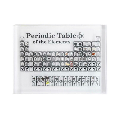 

Colorful Acrylic Periodic Table Of Elements Decorative Table Display Ornaments Chemistry Educational Supplies