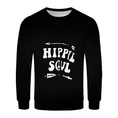 

Toponeto Mens New Style Fashion T-Shirt With 3D Printing And Long Sleeves Sweater Blouse