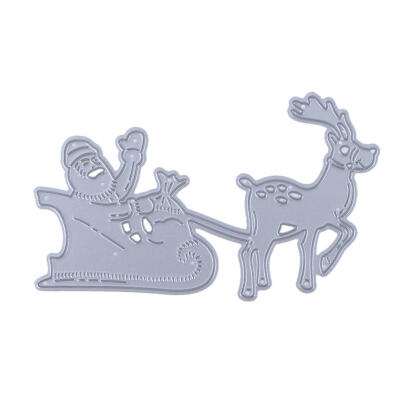 

Sled Elk Metal Cutting Dies for Scrapbooking DIY Decorative Stencils Folder