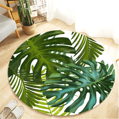 

〖Follure〗Botany Elements Blanket Round Bathroom carpet 60cm