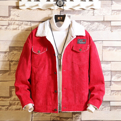

Toponeto New Style For Men In Autumn Winter Fashion Corduroy Pure Long Sleeve Coat