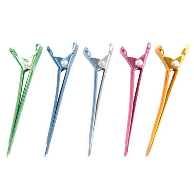 

Greensen 50PCS Professional Small Aluminum Hairdressing Clip Hairpin for Hair Salon Styling Tools