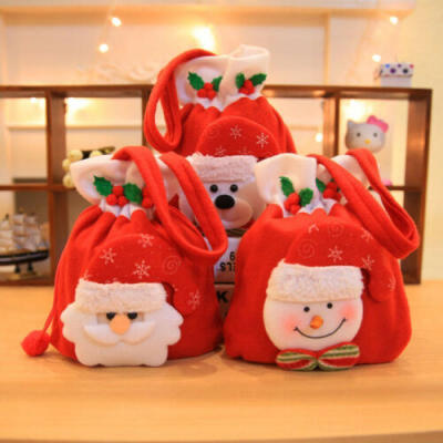 

Santa Claus Christmas Candy Bag Little Bear Snowman Bear Home Party Gift Decor