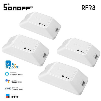 

SONOFF RFR3 WIFI DIY Smart Switch 433MHz RF Control Timer Light Controller APP Wireless Remote Control Home Module Work with Alexa