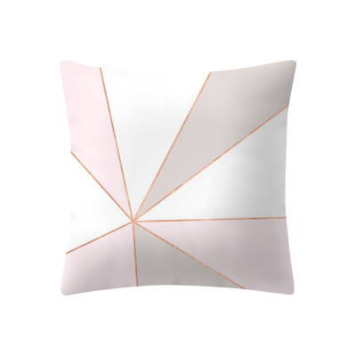 

〖Follure〗Rose Gold Pink Cushion Cover Square Pillowcase Home Decoratio