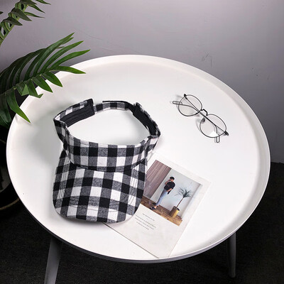 

Hat womens summer Korean version of empty top visor Cap fashion casual Sun Hat travel Joker Sun Hat mens tide