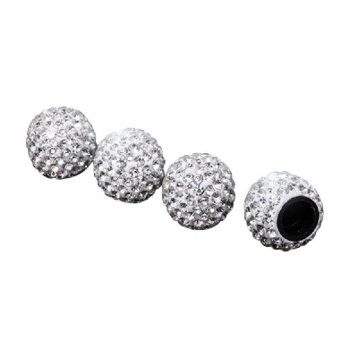 

Car Tire Valve Caps 4 Pack Diamond Valve Stem Caps Crystal Rhinestone Valve Core Cap New Creative Valve Cap