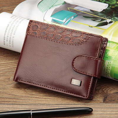 

Mens Vintage Leather Hasp Small Wallet Coin Pocket Purse Card Holder Men Money Bags Male Clutch Wallet
