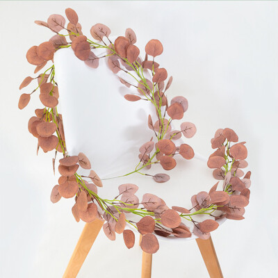 

Toponeto Simulation Plant Eucalyptus Round Leaf Eucalyptus Leaves Wedding Decoration