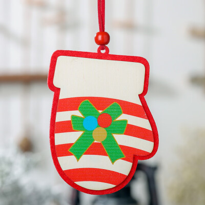 

Siaonvr Christmas Wooden Pendant Creative Small Hanging Ornaments Decorations