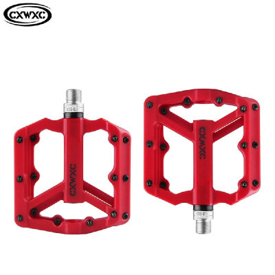 

Bike Mountain Bicycle Road Cycling Nylon Pedals Sealed Bearing Flat Platforms Lightweight Durable Corrosion Resistance