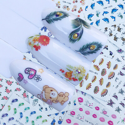 

〖Follure〗DIY Nail Applique Adhesive Flower Rattan Nail Sticker Lace Design Nail Paste
