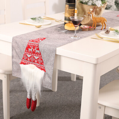 

Burlap Table Linen Runners Festive Winter Holiday Christmas Xmas Dining Decors