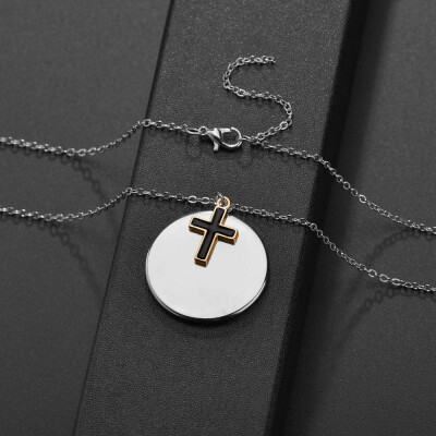 

New Gold Copper CZ Zircon Christian Crosses Pendant Necklace For Women Beautiful Fashion Chains Crucifix Dangle Choker Necklaces