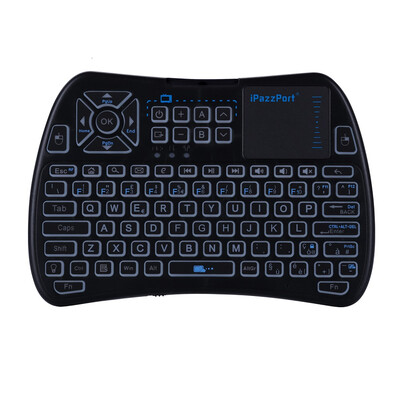 

Ipazzport KP-810-61 Backlit Mini Wireless Keyboard&Infrared Learning Italian
