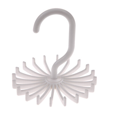 

Rotating Tie Rack Tie Hanger Holds 20 Hook Neck Ties Scarf Organizer