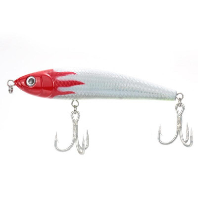 

Sinking Pencil Lure Hard Bait Artificial Fishing Lure with 2 Treble Hooks