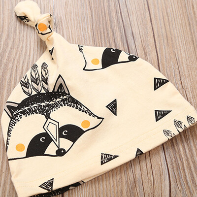 

Baby Boys Girls Outfit Clothes Long Sleeve Printing T-ShirtLong PantsHat 1Set