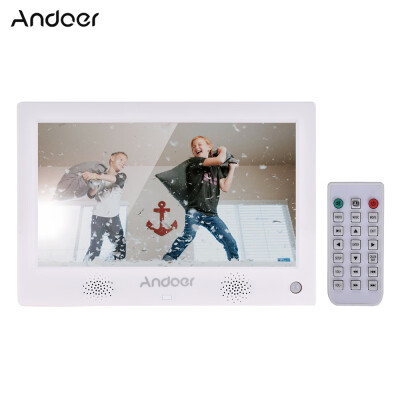 

Andoer 101 Inch Digital Picture Photo Frame LED Screen Digital Photo Album High Resolution 1024600169 Clock HD Video Player w