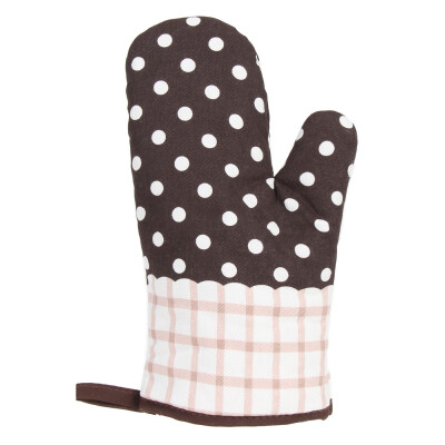 

1 Pcs Cotton Thick Kitchen Baking Cook Insulated Padded Oven Gloves Mitt