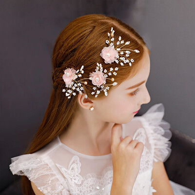 

Girls hair accessories childrens hairpin hairpin hair comb u-shaped chuck hairpin comb girl tiara hairpin baby jewelry