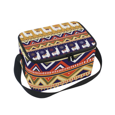 

ALAZA Lunch Box Vintage Lambs Pattern Insulated Lunch Bag Large Cooler Tote Bagfor Men Women