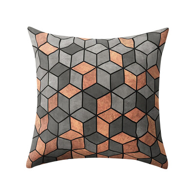 

〖Follure〗Rose Black Gold Cushion Cover Square Pillowcase Home Decoratio