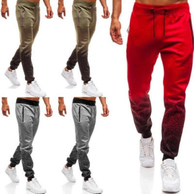 

Men Sport Pants Long Trousers Fitness Workout Joggers Gym Sweatpants XN