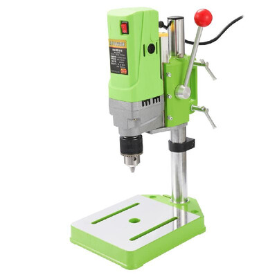 

Mini Home DIY Metalworking 710W Drilling Machine Electric Work Gear Portable High Accuracy Bench Drill BG-5156E