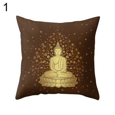 

Egyptian Style Buddha Girl Pillow Case Cushion Cover Sofa Car Cafe Office Decor