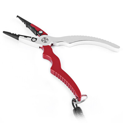 

Aluminum Alloy Arc-shaped Hand Shank Grip Hook Remove Line Cutter Fishing Pliers