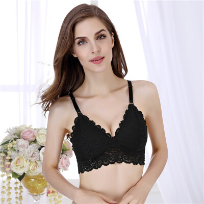 

〖Follure〗Women Sexy Bra Solid Vest Lace Seamless Breathable Push Up Top Underwear