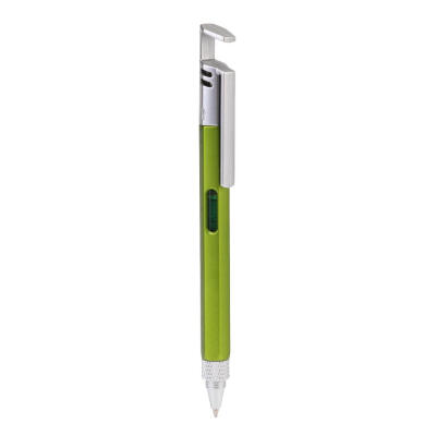 

Multi-function Ballpoint Pen Mobile Phone Bracket Screwdriver Level Ruler