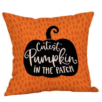 

〖Follure〗Halloween Pillow Cases Linen Sofa Pumpkin Ghosts Cushion Cover Home Decor