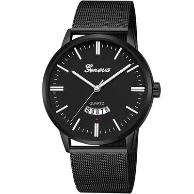 

2018 GENEVA Relogio Feminino Watch Luxury Mesh Band Stainless Steel Analog Quartz Wristwatch Rose Gold Silver Watches