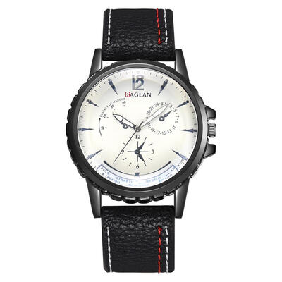 

Personality Casual Men Watch PU Leather Fashion Luxury Mens Quartz Watches