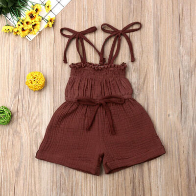

Newborn Baby Girls Summer Romper Jumpsuit Playsuit Tutu Outfits Kids Sunsuit
