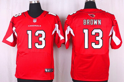 

Mens Nike Arizona Cardinals 13 Jaron Brown Elite White NFL Jersey