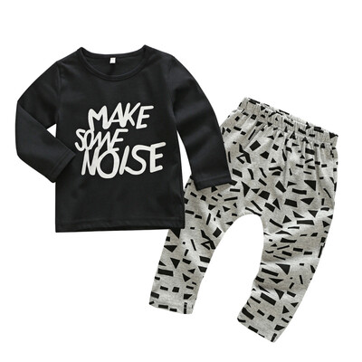 

Boys sets 2018 Lovely Newborn Boys Clothes T-Shirt Trousers 2pcs Set 2018 Summer kids clothes