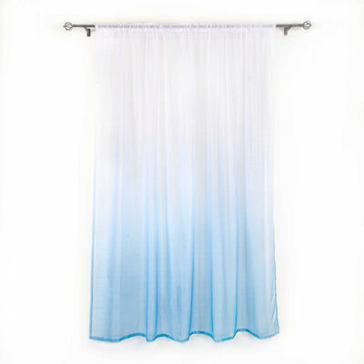 

Tulle Curtains 3d Print Kitchen Decorations Window Treatments American Living Room Divider Sheer Voile curtain Single Panel