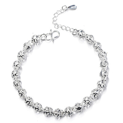 

Wholesale Jewelry Fashion Exquisite Hollow Out Ball Womens Copper Bracelets