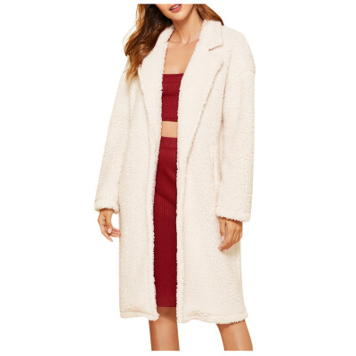 

Toponeto Winter Lady Womens Warm Faux Splice Zipper Coat Jacket Outerwear