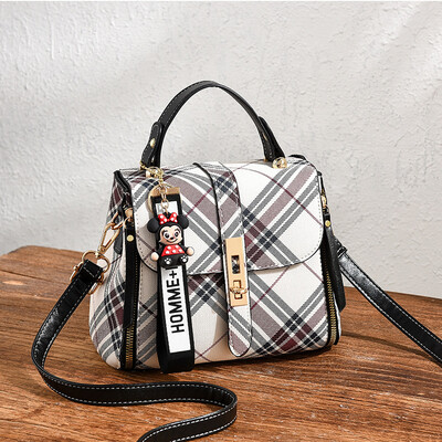 

2019 summer new PU leather shoulder diagonal small bag Korean fashion womens bag small square bag cross-border