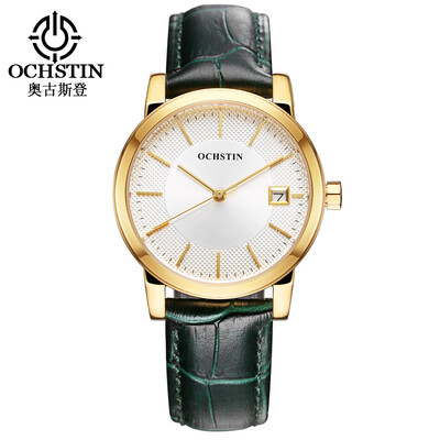 

Augustus OCHSTIN calendar imported movement leather mens watch mens watch