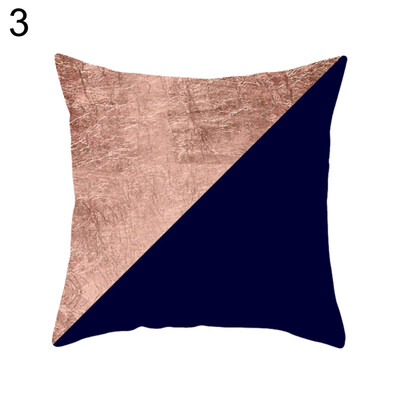 

Color Block Teardrop Triangle Geometric Pillow Case Cushion Cover Sofa Car Decor
