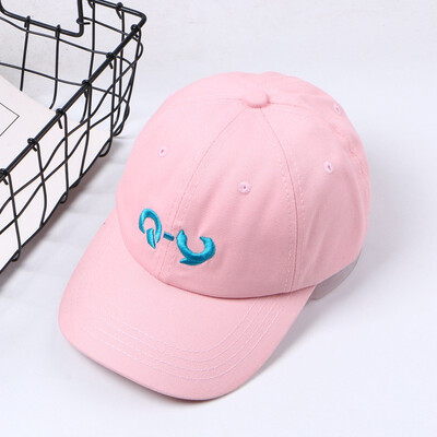 

Korean version of the hundred-set cap street bending hat men&women casual embroidery letter baseball cap couple sun hat tide