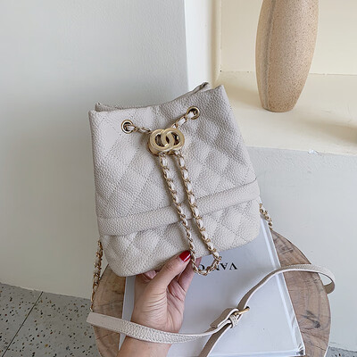 

Linger chain package ins early autumn leisure bucket package new 2019 small fresh womens bag single shoulder satchel